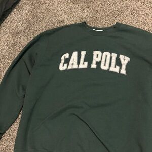 Cal Poly Dark Green Crewneck Sweater